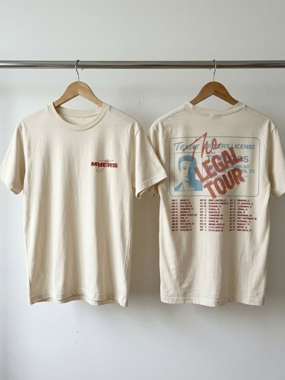 Ty Myers The Legal Tour 2026 T-Shirt Reprint